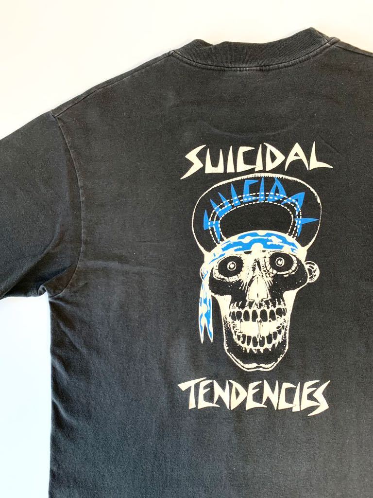 90's VINTAGE SUICIDAL TENDENCIES スカルTシャツ Mサイズ スイサイダルテンデンシーズ Tシャツ バンドTシャツ  ハードコア ロックTシャツ