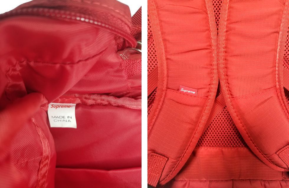 #古著屋大和 セール中 正規(guī)品 Supreme シュプリーム ボックスロゴ リフレクター バックパック デイパック リュック レッド BOXロゴ 赤