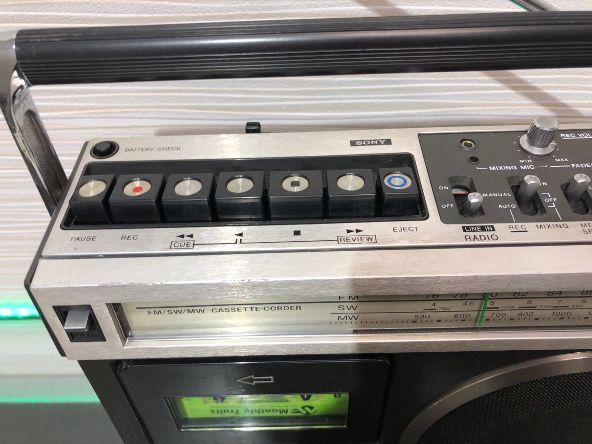 SONY CF-1980Mark2ラジカセ レトロ中古美品動作品メンテナンス済み