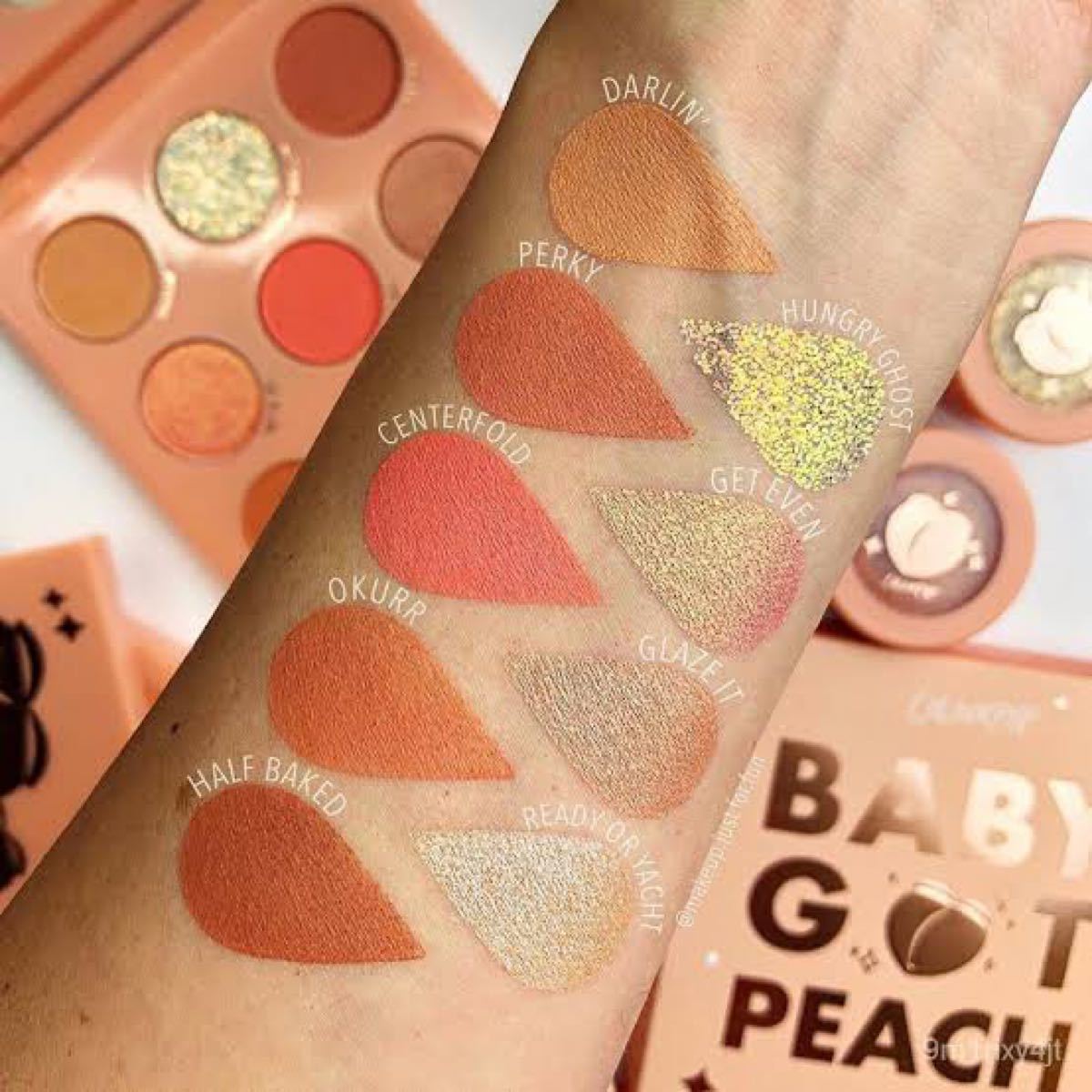 Colourpop Baby Got Peach カラーポップ 9色アイシャドウパレット