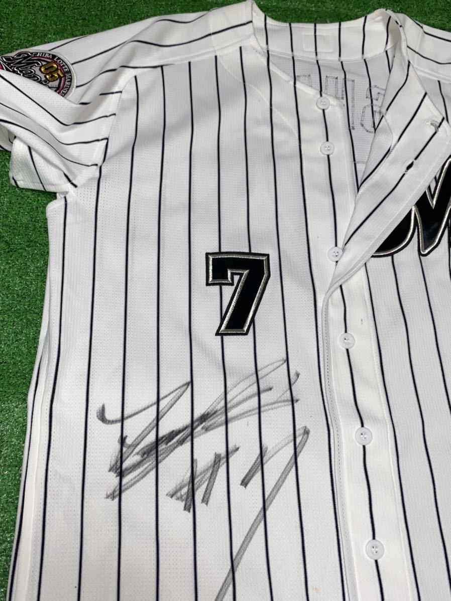 千葉ロッテマリーンズ 7 西岡剛 '06シーズン実使用 直筆サイン 千葉ロッテマリーンズ 7 西岡剛 '06シーズン実使用 直筆サイン