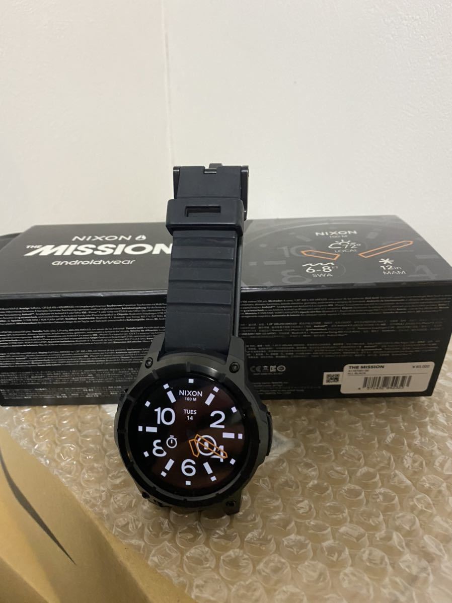 送料無料 美品 NIXON ニクソン 腕時計 THE MISSION 定価63,000円