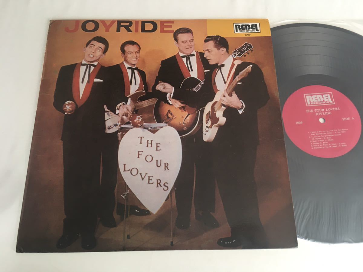 【Frankie Valli】The Four Lovers / JOYRIDE LP REBEL RECORDS 1009 Four Seasons前身バンド1956年1stアルバム,USリイシュー盤の画像1