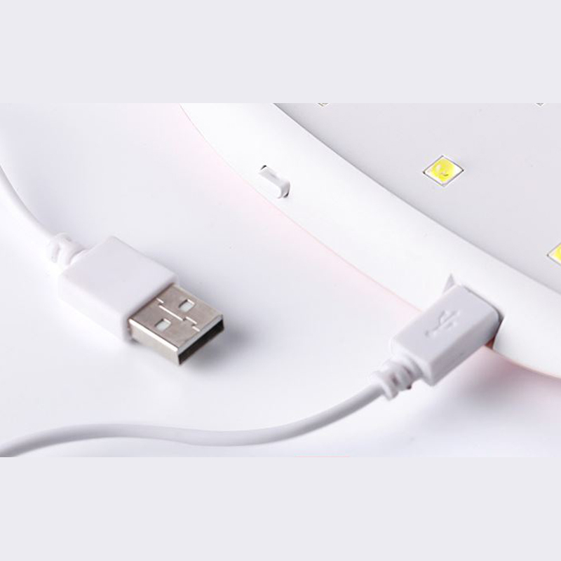 送料無料★Sunmini ネイルライト UV LEDライト LEDネイルドライヤージェルネイル 6w ミニ USB給電 薄型 硬化 レジン 折りたたみ式 ホワイト_画像5