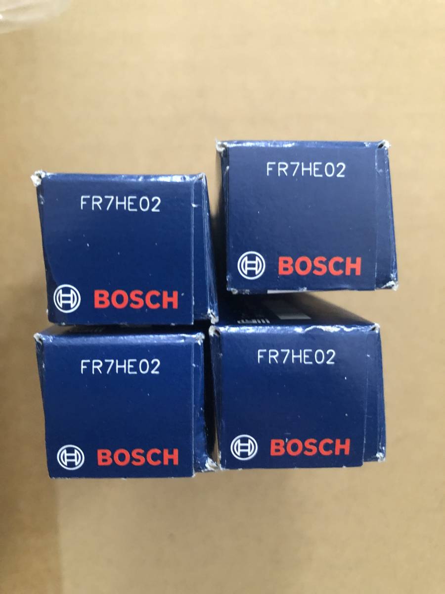 【処分品】BOSCH/ボッシュ スパークプラグ SUPER スーパー 型番：FR7HE02 4本_画像1