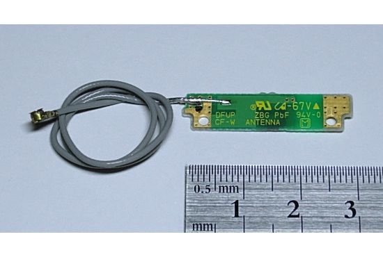 ◆ Mini PCI-E等 内蔵 Wi-Fi 無線LANモジュール用 小型アンテナ 高感度 Panasonic製 IEEE802.11a/b/g/n/ac等 2.4GHz/5GHz対応 送料￥185～_画像1