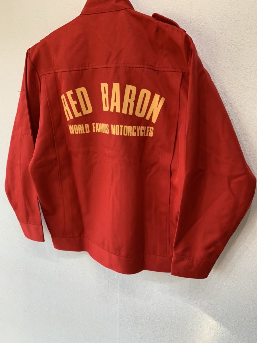ヤフオク 非売品 Red Baron レッドバロン 上着 Mサイズ 赤 ヤフオク 非売品 Red Baron レッドバロン 上着 Mサイズ 赤