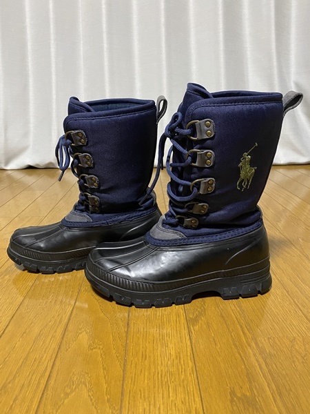 美品☆【POLO RALPH LAUREN】ビッグポニー ビーンブーツ 7D 00002462 ポロ ラルフローレン_画像3