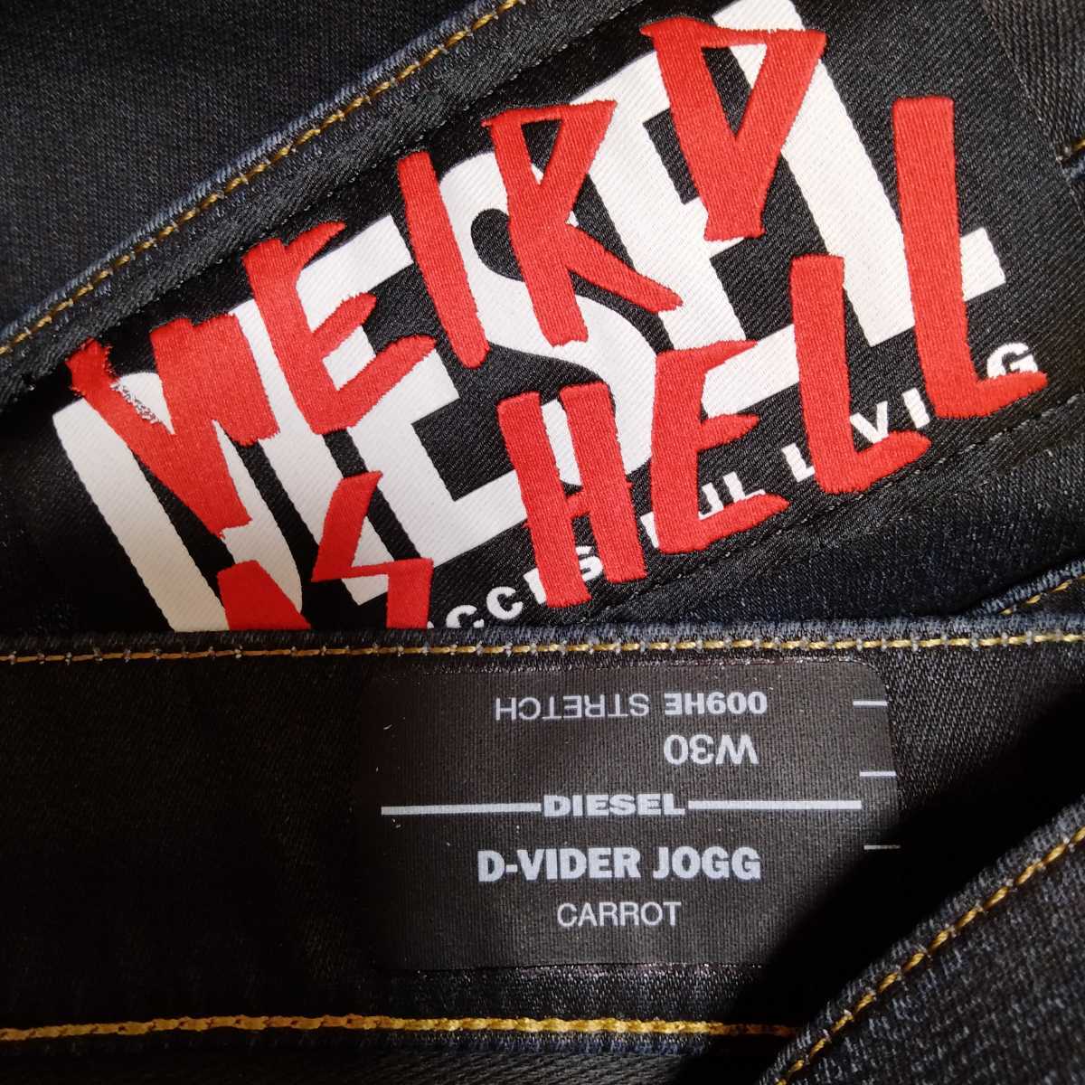 新品未使用 ディーゼル D-VIDER JOGG W30 L32 ジョグジーンズ DIESEL