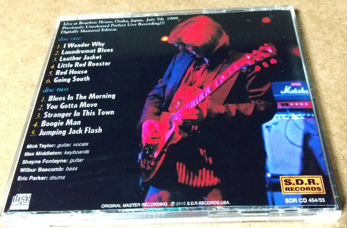 MICK TAYLOR 「DEEPEST BLUES FEELING」_画像2