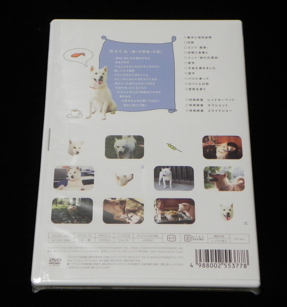 カイくん日和 【DVD】 カラー　本編45分　2008年9月発行　ビクターエンタテインメント_画像4