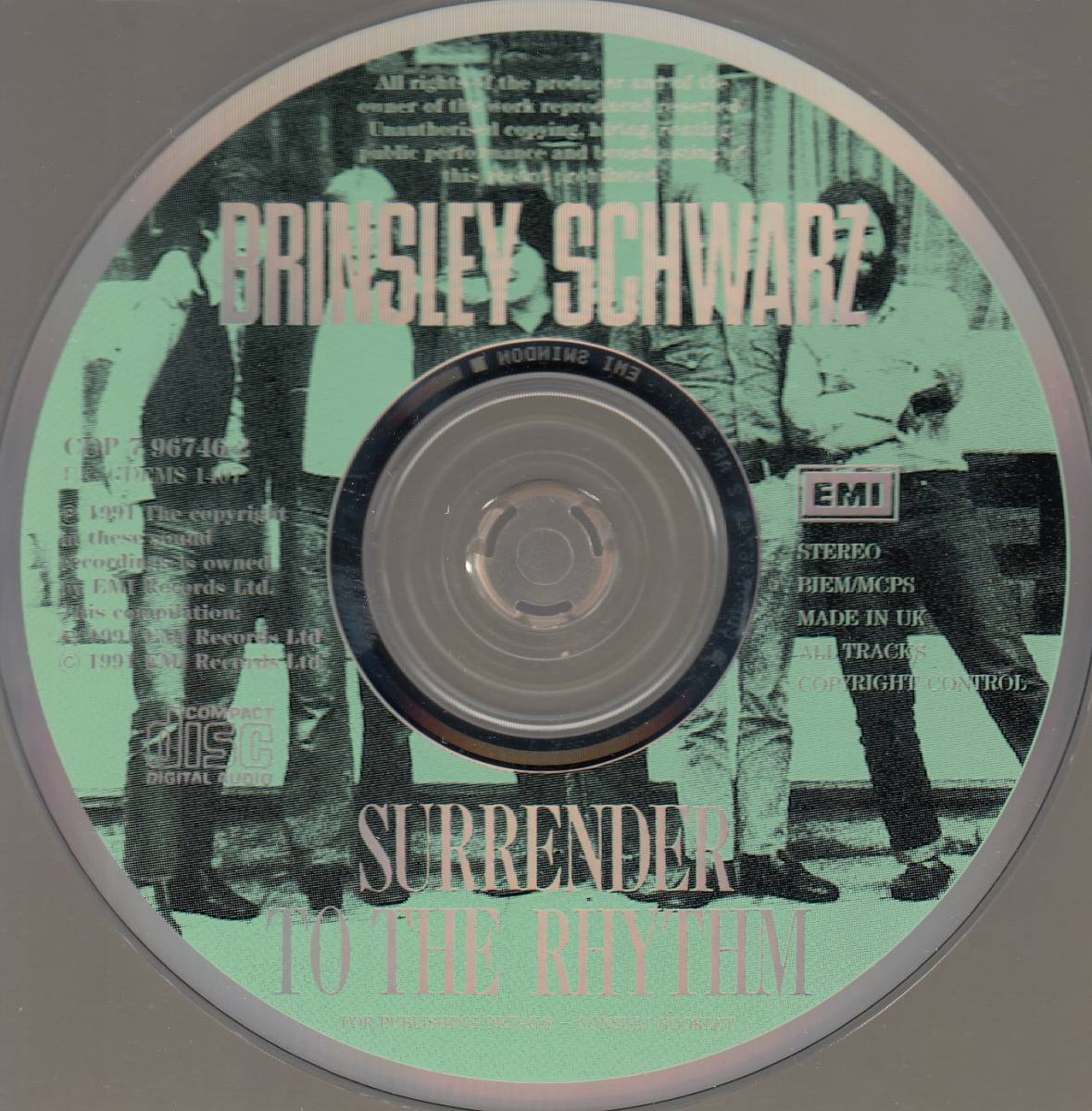 輸 Brinsley Schwarz Surrender To The Rhythm ニック・ロウ◆規格番号■CDP-7967462◆送料無料■即決●交渉有_画像3