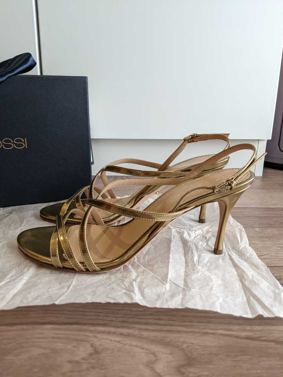 春早割 サンダル rossi sergio 新品 イタリア製 37 セルジオロッシ 未