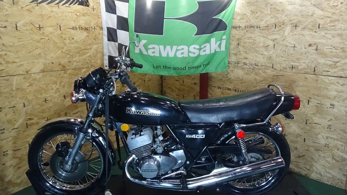 【ローン可】KAWASAKI KH400 1976年 昭和51年 旧車 希少 カワサキ マッハ トリプル SS_画像1