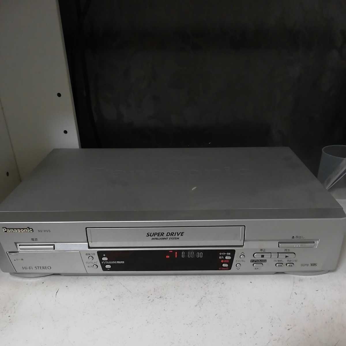 (A-7927)Panasonic VHSビデオデッキ 　NV-HV5