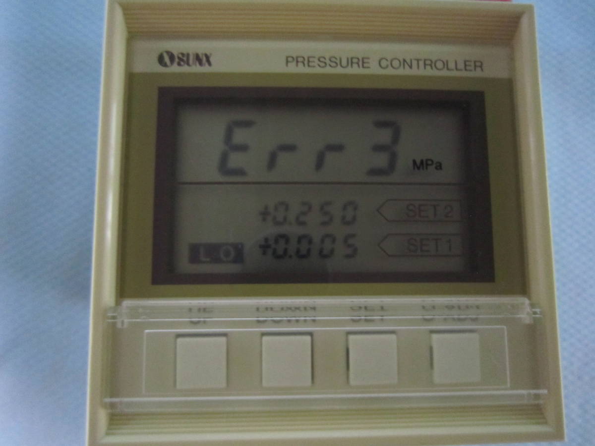 SUNX PRESSURE CONTROLLER PAD-1 圧力センサ 流量センサ デジタル圧力コントローラ_画像2