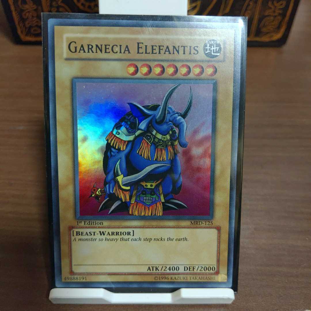 遊戯王 希少品 ガーネシア・エレファンティス 英語 ウルトラレア MRD 1st Edition GARNECIA ELEFANTIS_画像1