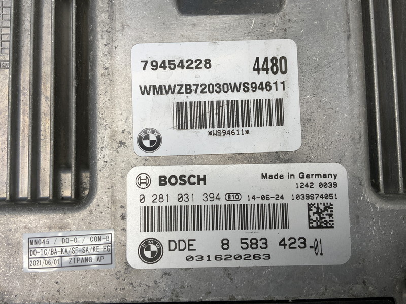 MN045 R60 ZB20 Mini crossover SD N47C20A engine computer -/ key key attaching *8 583 423-01 * operation OK/ error less 0