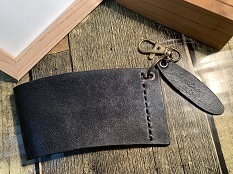 [ Himeji leather ] hand made coffee sleeve leather original leather saddle leather 