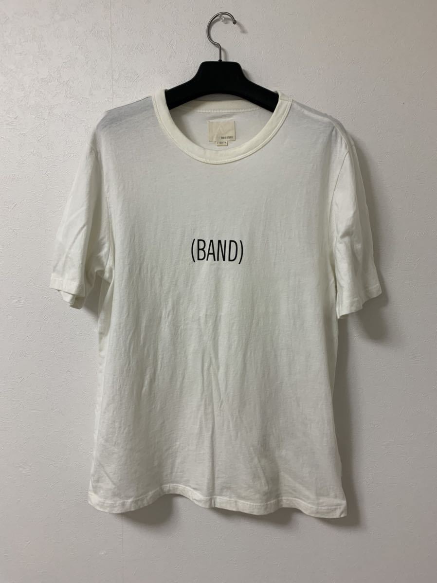 BAND OF OUTSIDERS バンドオブアウトサイダーズ　(BAND) ロゴ　半袖　Tシャツ　カットソー　ロンハーマン取扱