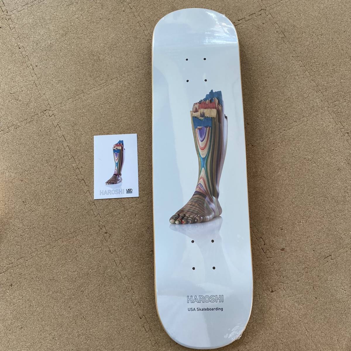 【即決 / 送料無料】ハロシ HAROSHI スケボー SKATEBOARD DECK USA Skateboarding Injuryの画像3