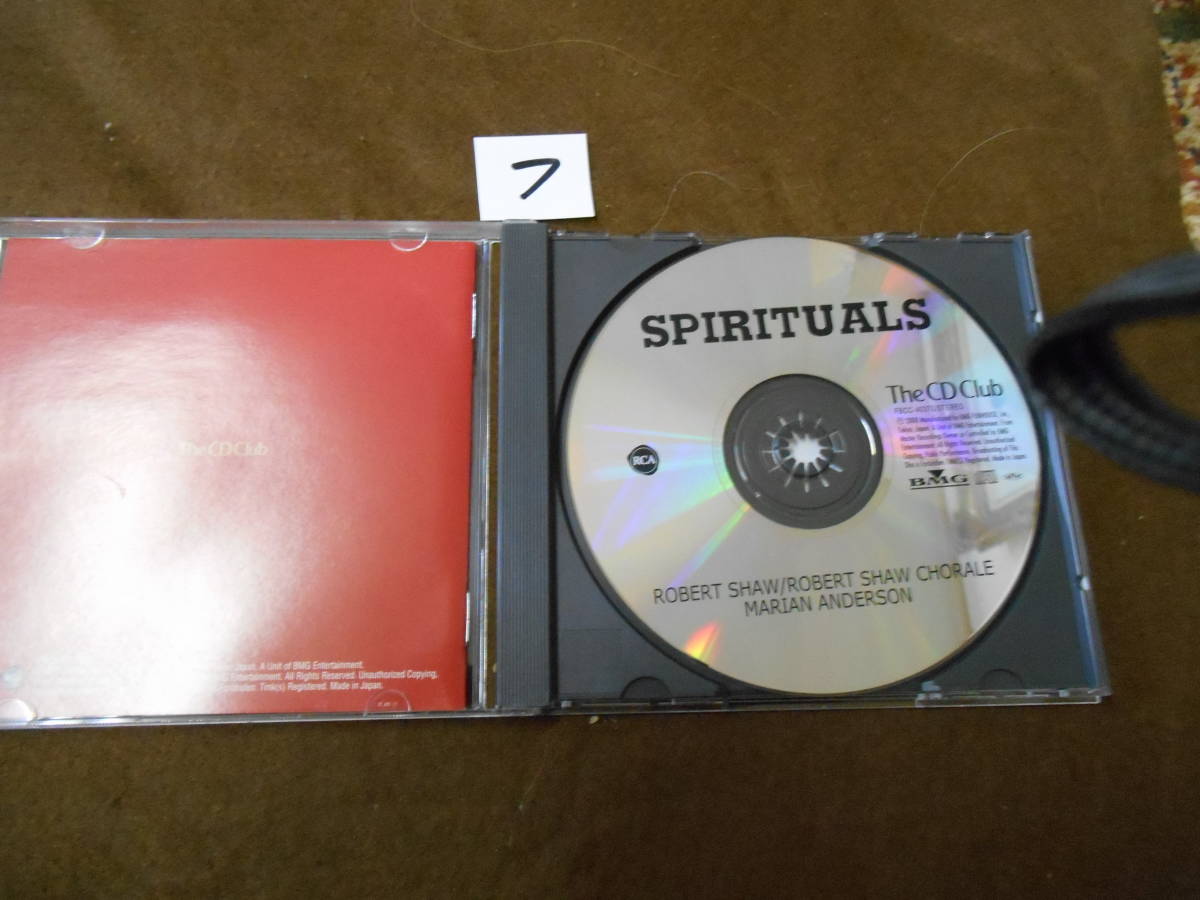 ）CD!　SPIRITUALS　深い河　時には母のない子のように　黒人霊歌_画像3