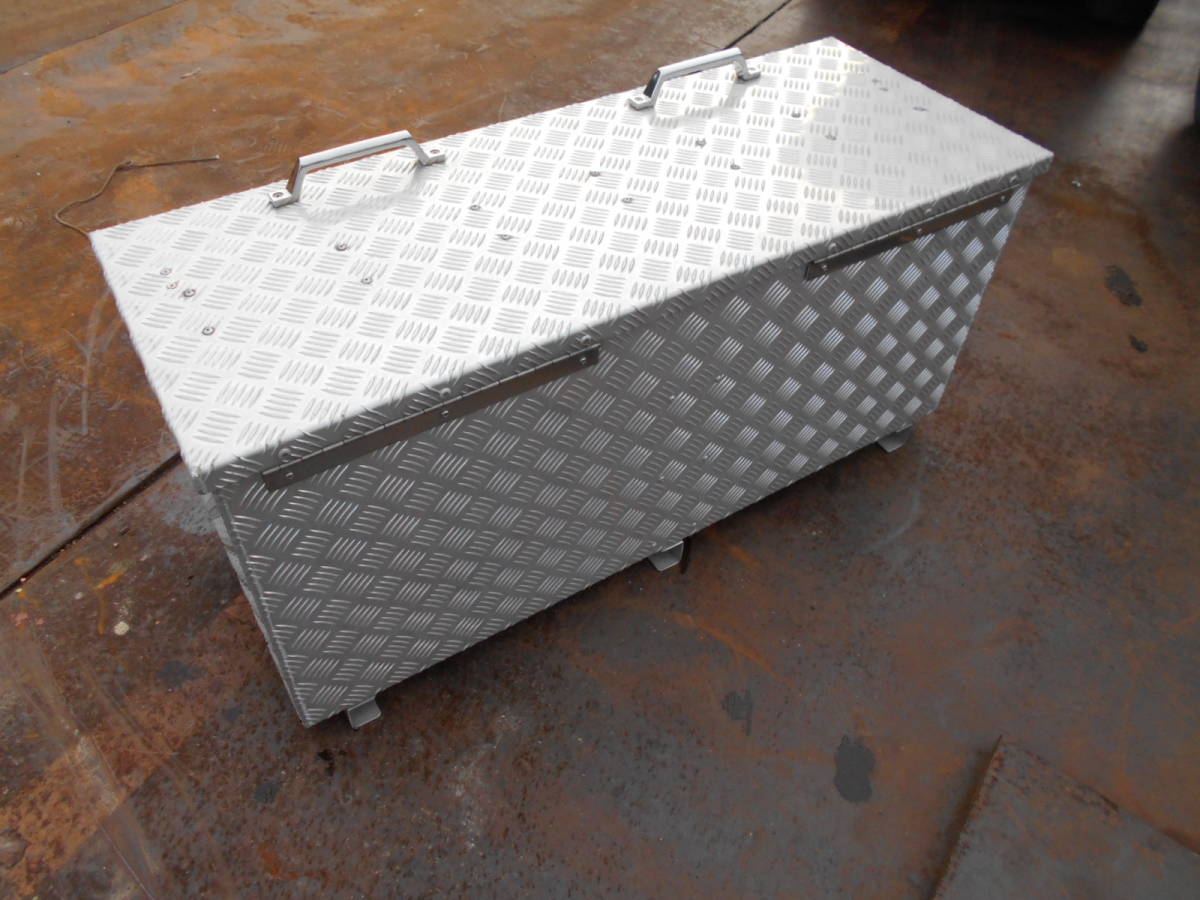  used aluminium tool box large present condition delivery receipt limitation 