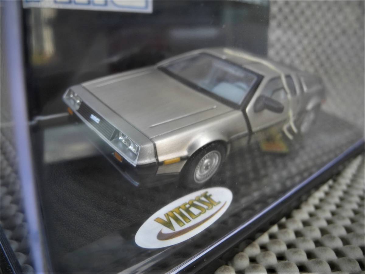 50%OFF 希少◎1/43・デロリアンDMC12:金属色+ミニカタログ2002☆ケース ビテス