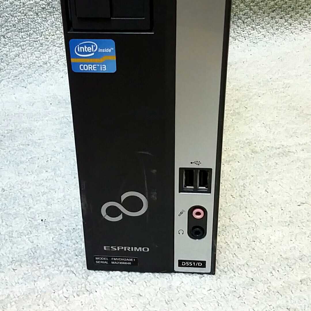 Windows7 Pro 32BIT 富士通 ESPRIMO D551 Core i3-2120 3.30GHz 4GB 160GB DVD Office付 中古パソコン デスクトップ - mehala.com Windows7 Pro 32BIT 富士通 ESPRIMO D551 Core i3-2120 3.30GHz 4GB 160GB DVD Office付 中古パソコン デスクトップ - mehala.com