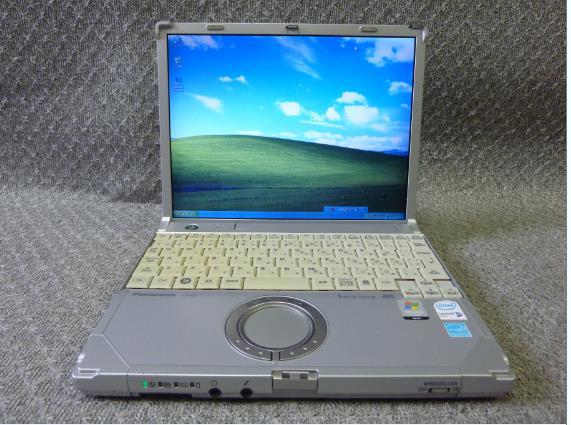 ★Win XP・7 OS選択可 10.4”小型ノートPC Panasonic Let's note CF-R6 ★ Core Duo U2400  1.06GHz/メモリ1.5GB/60GB/無線LAN/1442