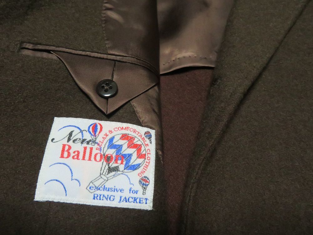 □新品【Ring Jacket】極上ジャケット NewBalloon 日本製 ウール 277F