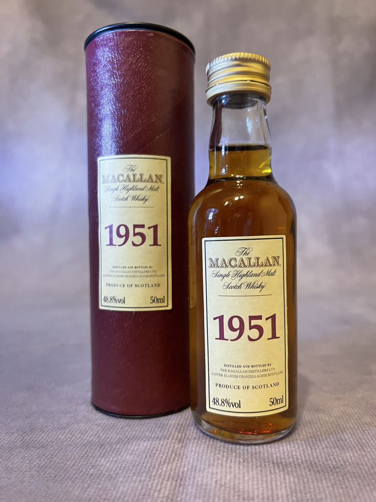 Yahoo!オークション - 【超貴重】 マッカラン1951 ミニボトル Yahoo!オークション - 【超貴重】 マッカラン1951 ミニボトル