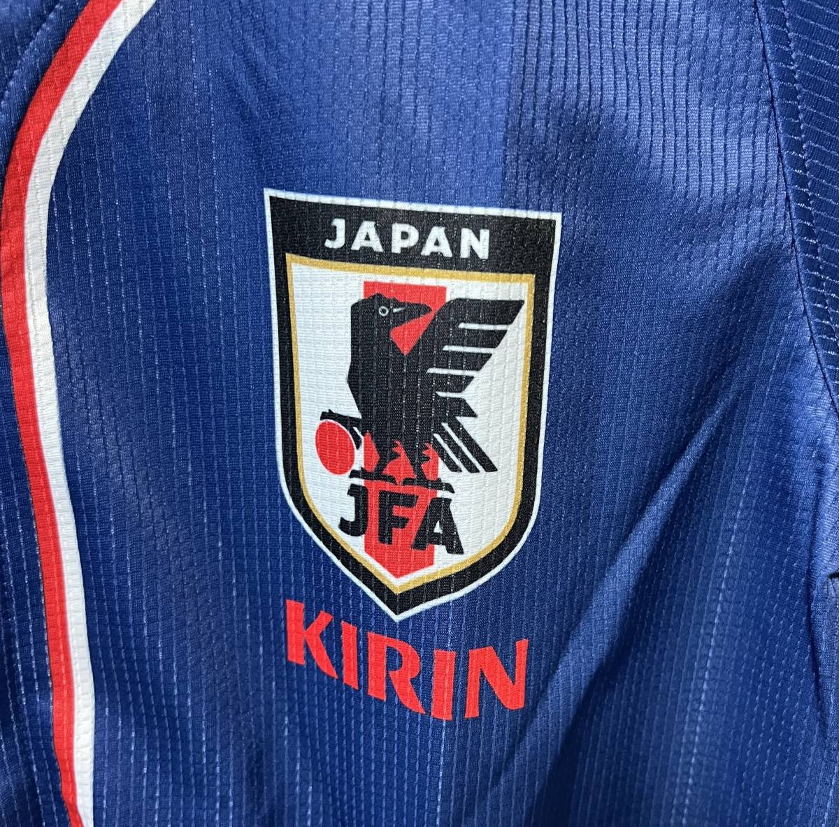 新品同様 KIRIN キリンチャレンジカップ キリチャレの日 日本代表 ベースボールシャツ ユニフォーム サイズL_画像4