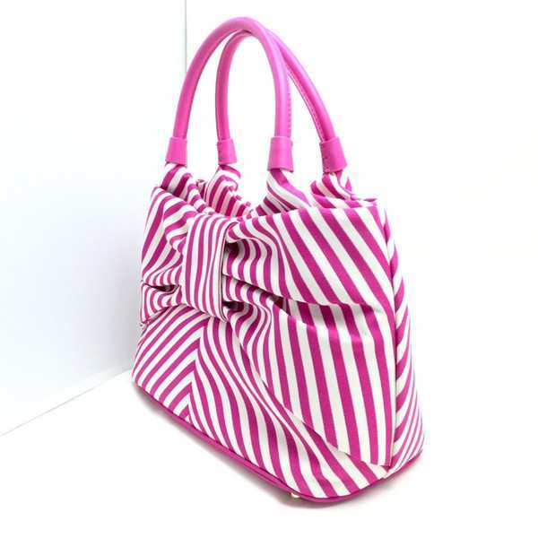 ケイトスペード kate spade リボン ピンクパープル×アイボリー