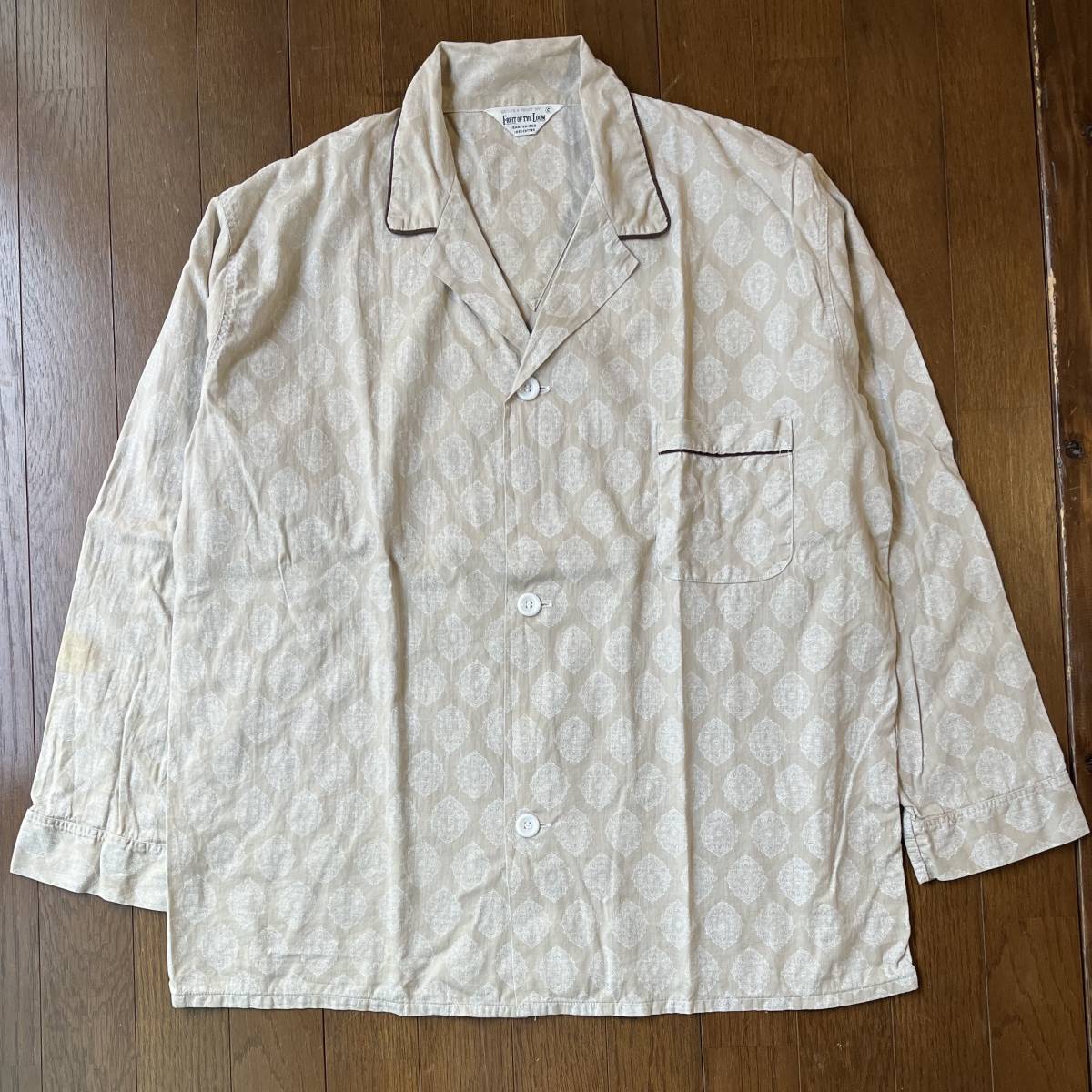 ヴィンテージ Fruit Of The Loom 総柄 パジャマ カートコバーン ヴィンテージ Fruit Of The Loom 総柄 パジャマ カートコバーン