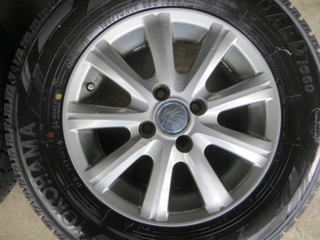 2012-338　STYTZ　アルミホイール＆スタッドレスタイヤ　185/70R14　2018年　4本セット_画像2