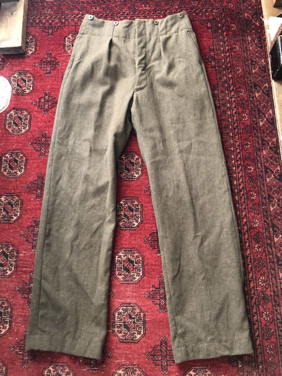 【逸品】 カナダ軍 【VINTAGE】1953年製 ウール ピケ ワーク 軍物 ユーロ 60s 50s 40s 30s ヴィンテージ デッドストック w31 バトルドレスパンツ Mサイズ 【逸品】 カナダ軍 【VINTAGE】1953年製 ウール ピケ ワーク 軍物 ユーロ 60s 50s 40s 30s ヴィンテージ デッドストック w31 バトルドレスパンツ Mサイズ