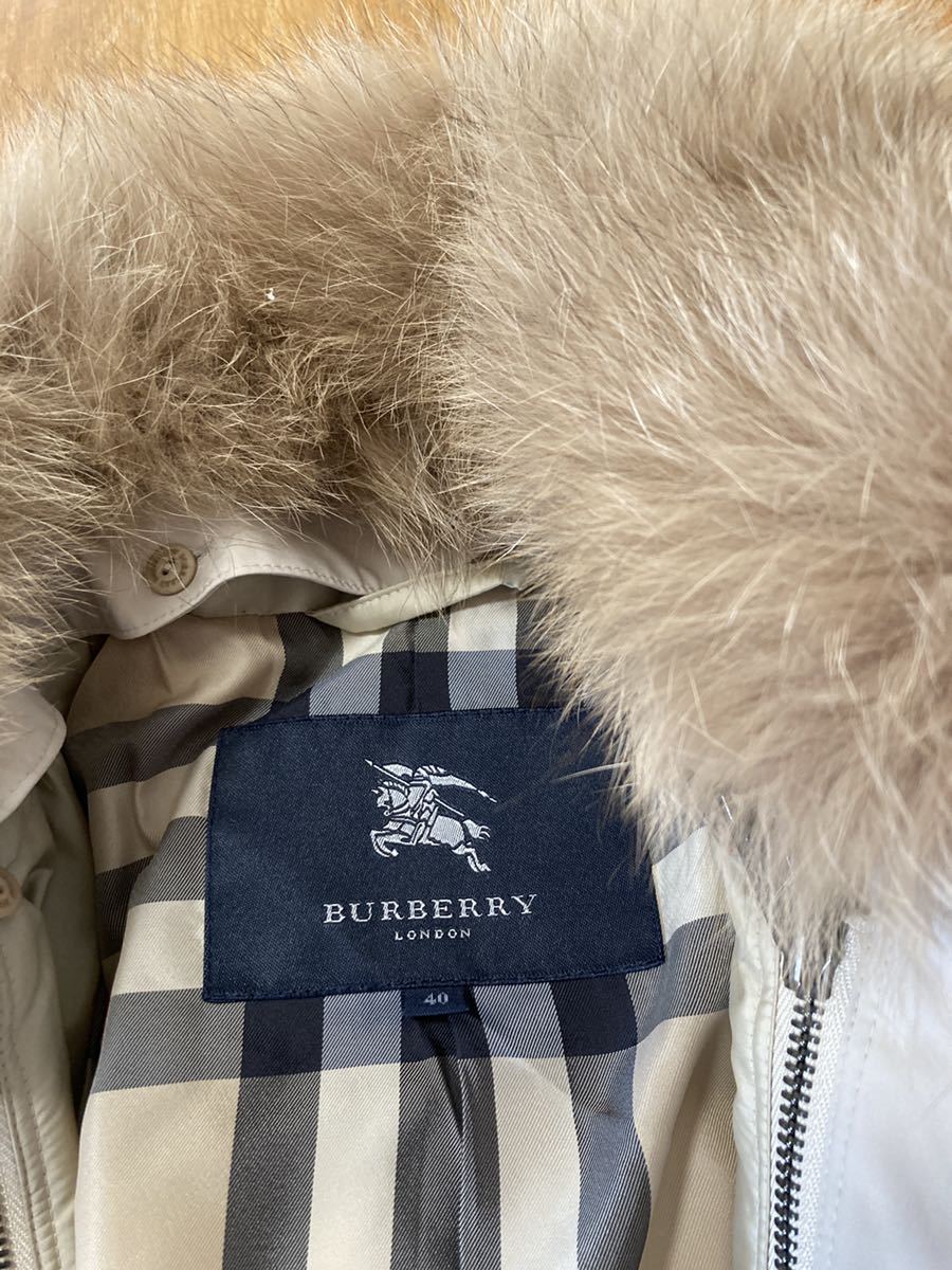 極美品】BURBERRYLONDON バーバリーロンドン 40 3way フォックスファー