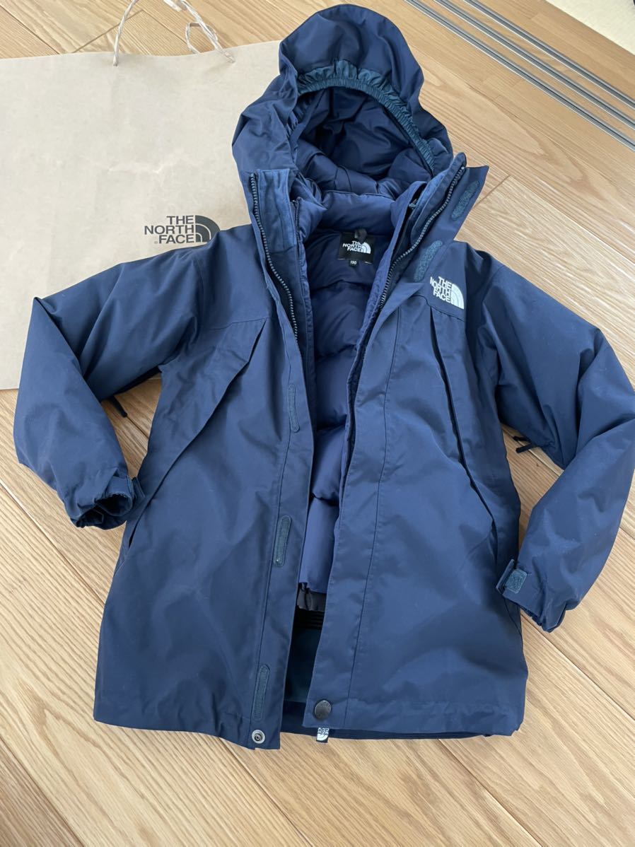 ノースフェイス☆新品☆タグ付☆ 130 スクープジャケット 収納袋付き