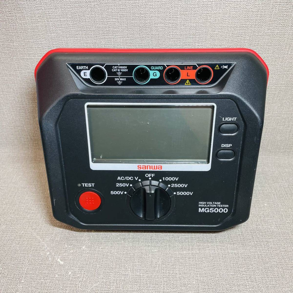 【超目玉】 Q6-2）SANWA MG5000 デジタル絶縁テスター （5） 電気計測器