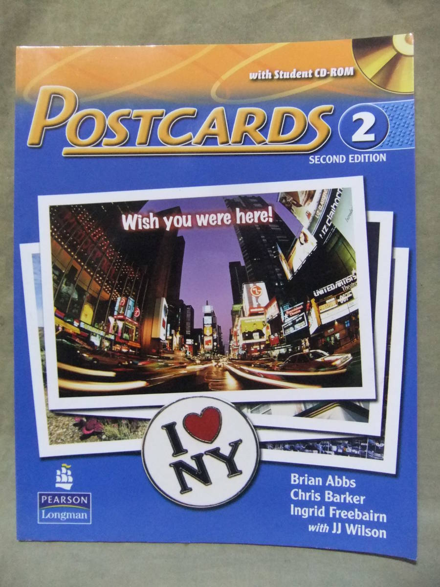 ★POSTCARDS 2 second edition :wish you here: STUDENT BOOK+CD-ROM_画像1