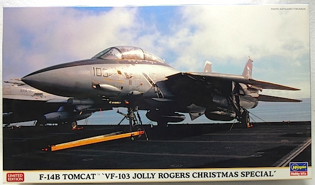 ハセガワ　1/72　F-14B トムキャット ’VF-103 ジョリー ロジャース クリスマス スペシャル’ 新品_画像1