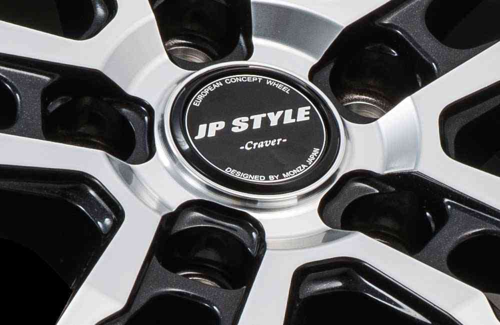 MONZA JP-STYLE/CRAVER ホイール4本 レガシィB4 BL5/BLE 2003/06～2009/05【17×7.0J 5-100 INSET48 ブラックメタリック/ポリッシュ】_画像2