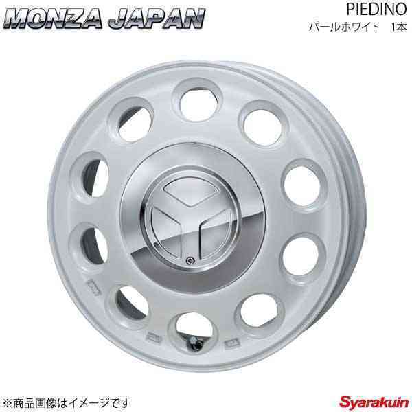 MONZA JAPAN PIEDINO ホイール1本 ステラ/ステラカスタム LA系【14×4.5J 4-100 INSET45 パールホワイト】_画像1