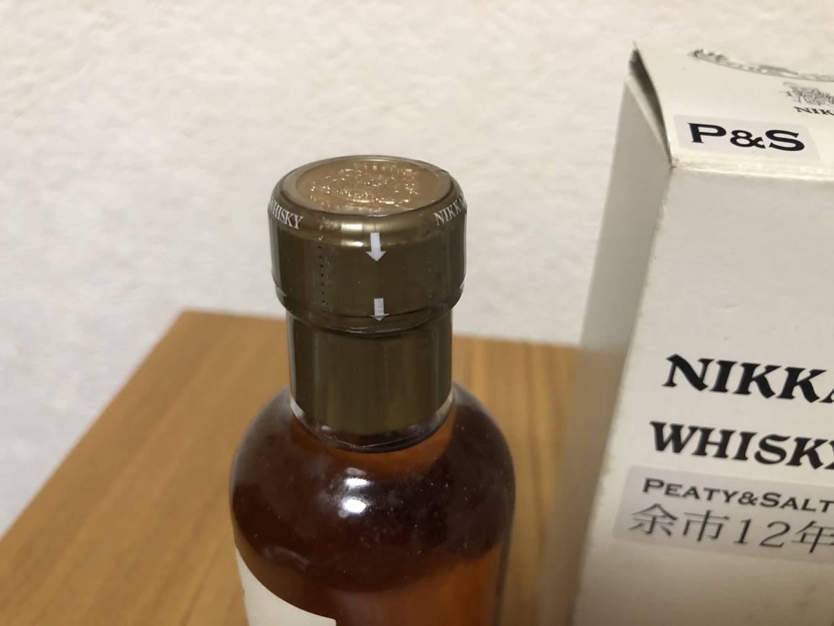 ニッカ ウイスキー シングルモルト余市12年 ピーティ&ソルティ 180ml