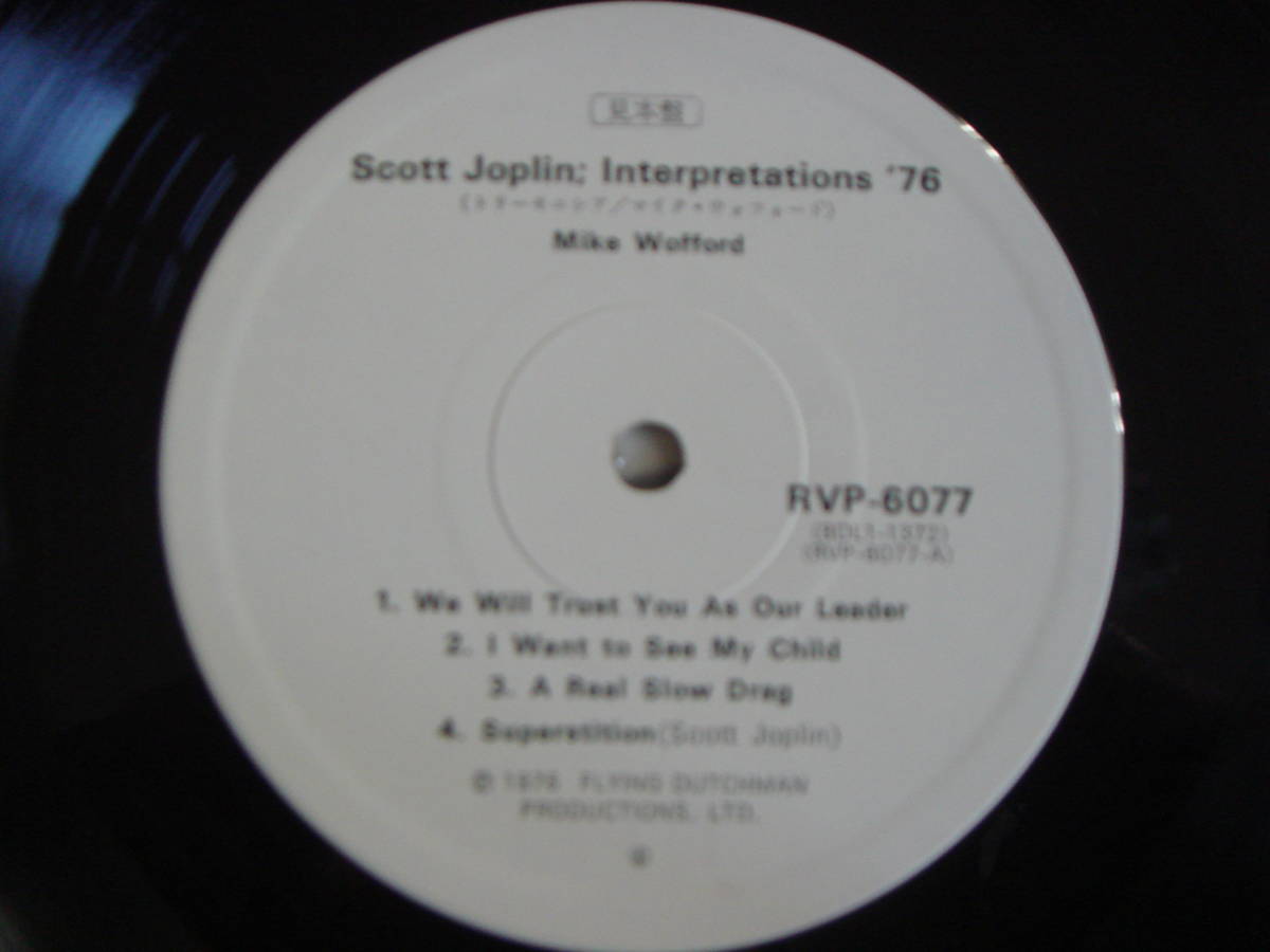 MIKE　WOFFORD/SCOTT　JOPLIN　INTERPRETATIONS　76　マイク・ウォフォード/トリーモニシア_画像3