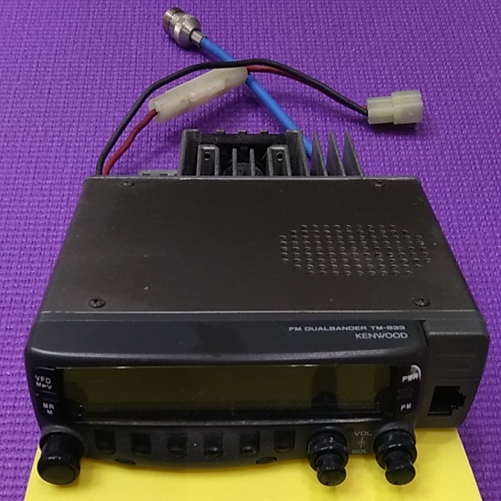 ケンウッド KENWOOD TM-833 1200MHz/430MHz 10W デュアルバンド ケンウッド KENWOOD TM-833 1200MHz/430MHz 10W デュアルバンド