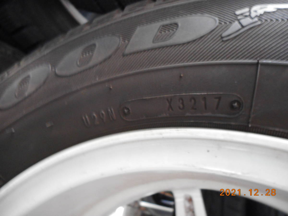 DIOS 15インチアルミ オールシーズン４本セット 114.3-5H GOODYEAR Vector 4 Seaons 195/65R15 ヴォクシー ノア　ステップワゴン　セレナ_画像10