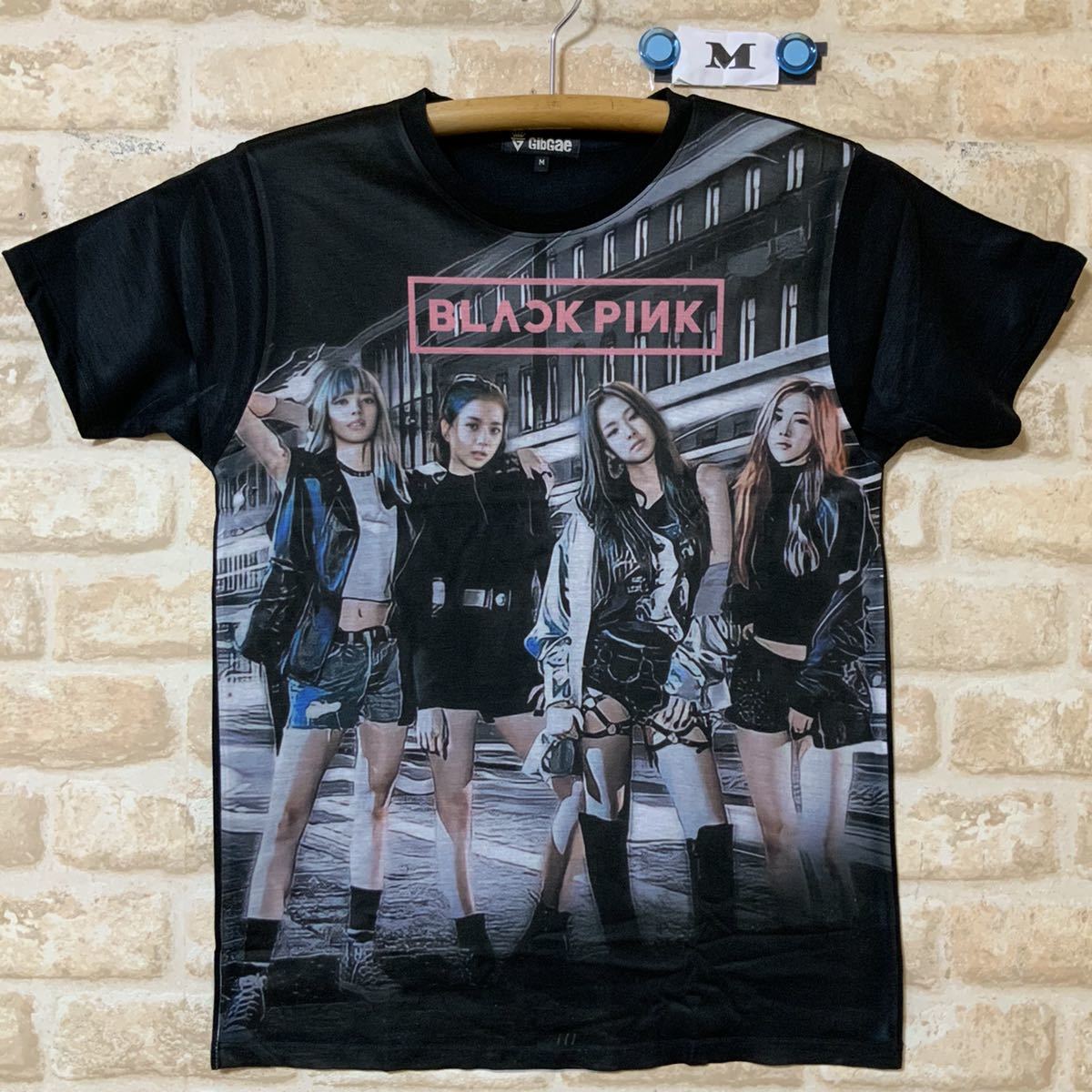 ブラックピンク Tシャツ Mサイズ 管7014 海外製 BLACKPINKの画像1