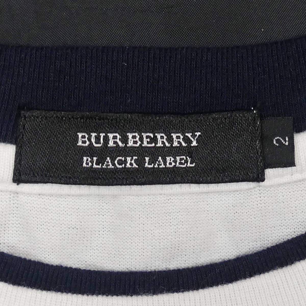 人気デザイナー BURBERRY バーバリー ブラックレーベル 長袖Tシャツ メンズ